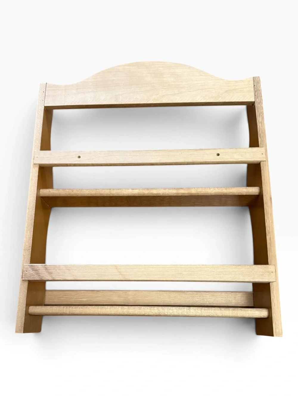 Vintage John Wagner & Sons Wooden Spice Rack